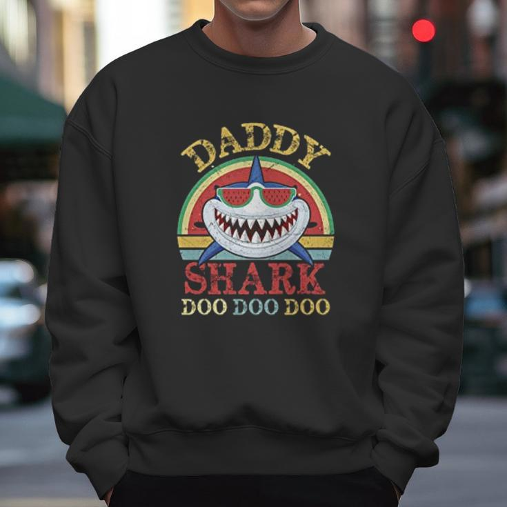 Daddy Shark Vintage Design Men Sweatshirt