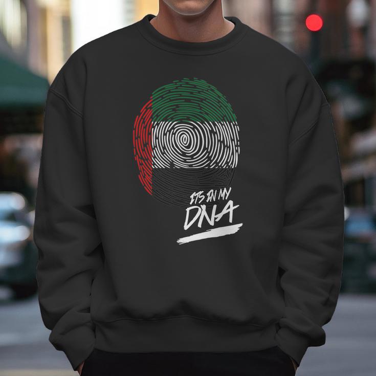 It Is In My Dna United Arab Emirates Baby Proud Country Flag Men Sweatshirt