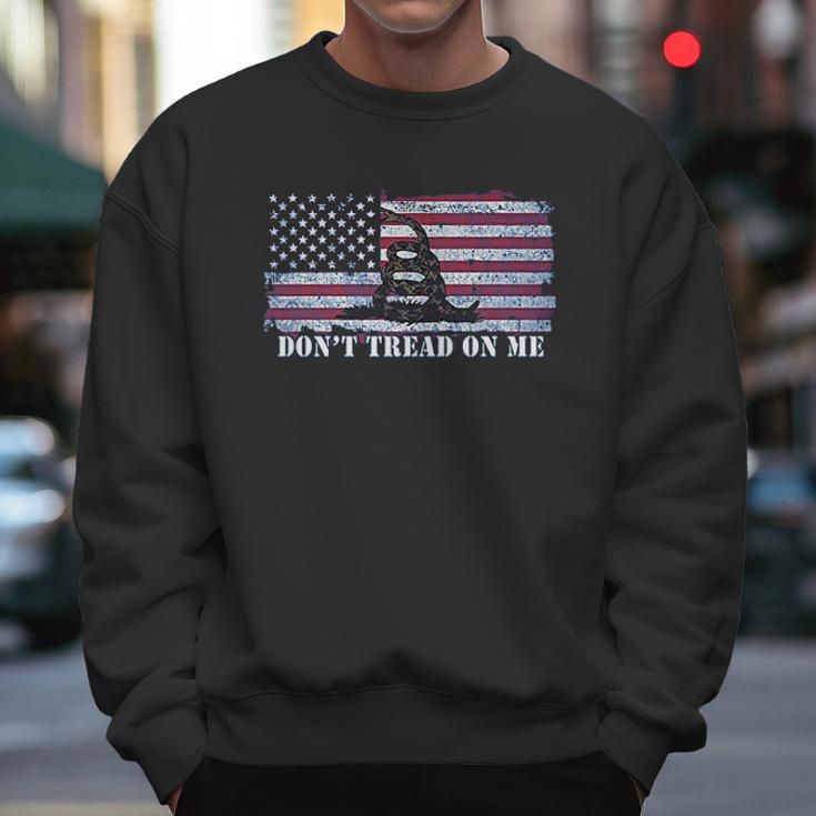 Dont Tread On Me Flag Men Sweatshirt