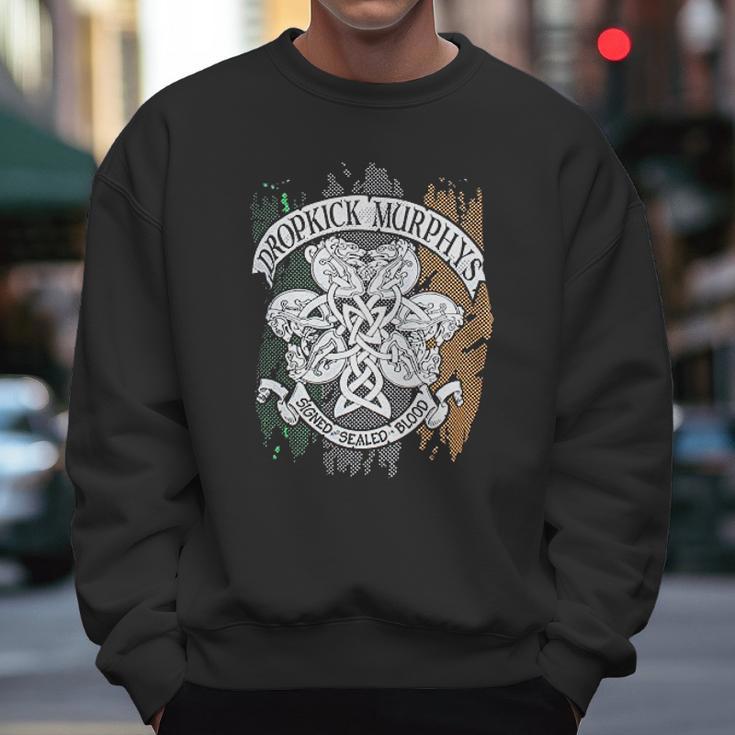 Dropkick Murphys Mens Knotwork Flag Men Sweatshirt