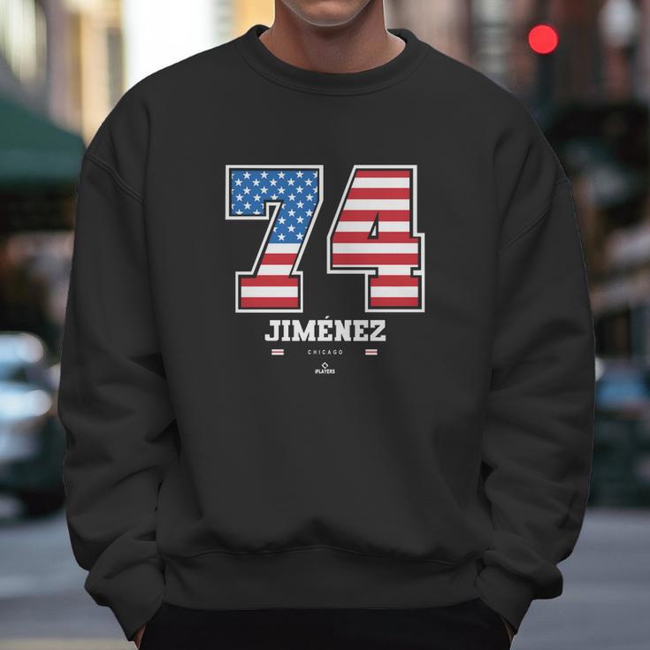 Eloy Jimenez Us Flag Number Men Sweatshirt