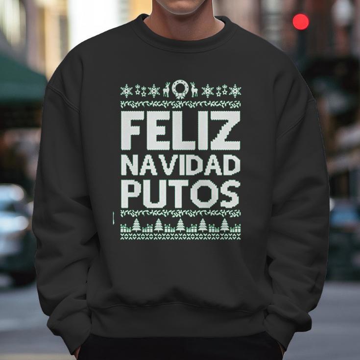 Feliz Navidad Putos Green Men Sweatshirt