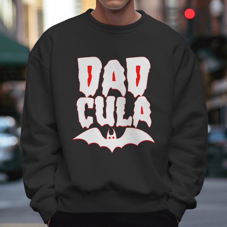 Funny Halloween Cute Halloween Dadcula Dracula Men Sweatshirt