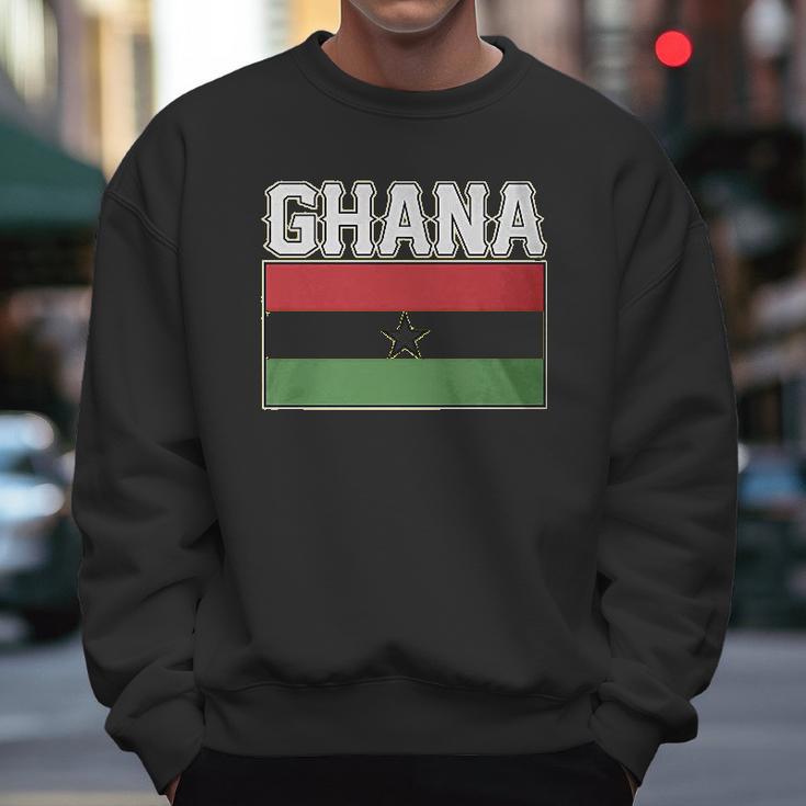 Ghanaian Flag Love Home Men Sweatshirt