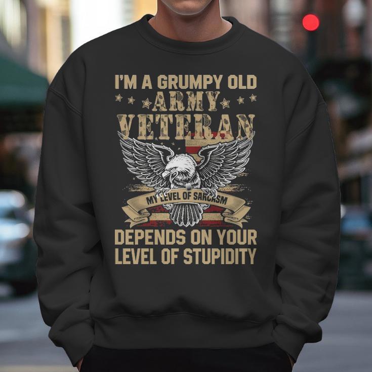 Im A Groumpy Old Army Veteran Men Sweatshirt