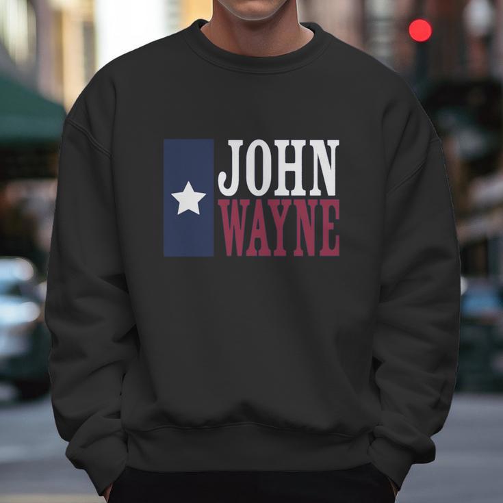 John Wayne American Flag Men Sweatshirt