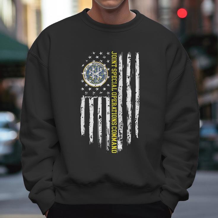 Joint Special Operations Command American Flag Men Sweatshirt