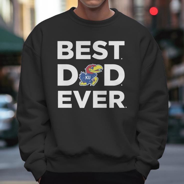 Kansas Jayhawks_Best Dad Ever Men Sweatshirt