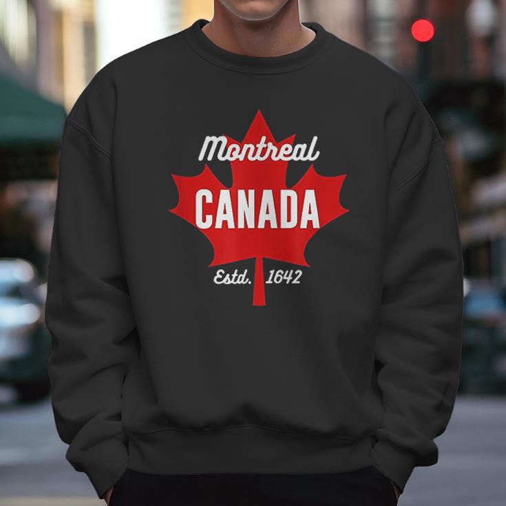 Maple Leaf Canada Flag Eh Montreal Canada Men Sweatshirt