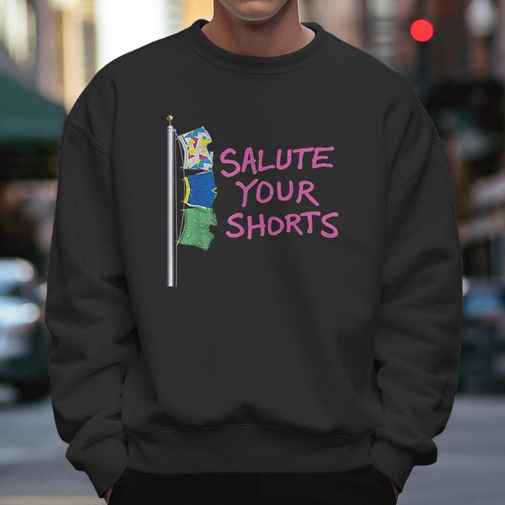 Nickelodeon Salute Your Shorts Boxer Flagpole Men Sweatshirt