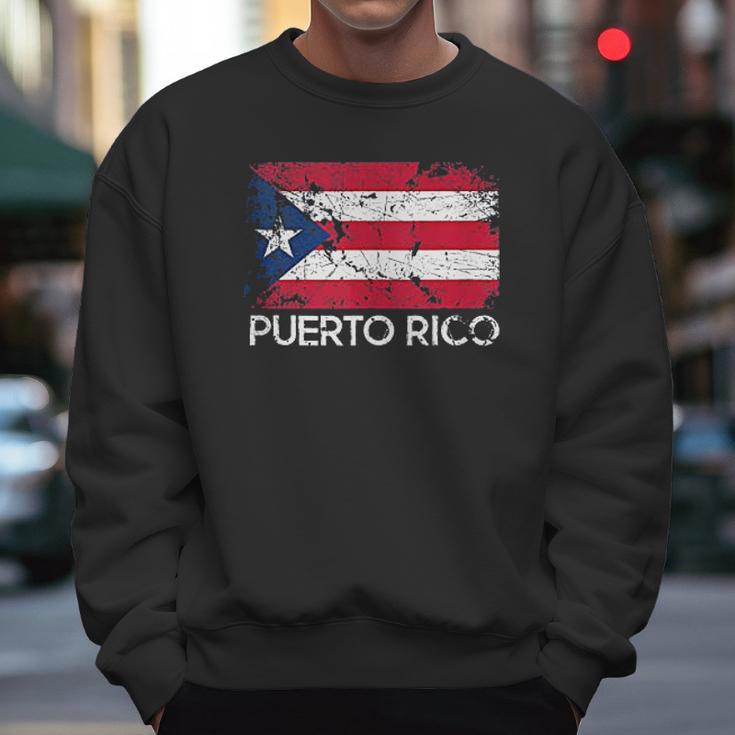 Puerto Rican Flag Design | Vintage Made In Puerto Rico Gift Men Sweatshirt