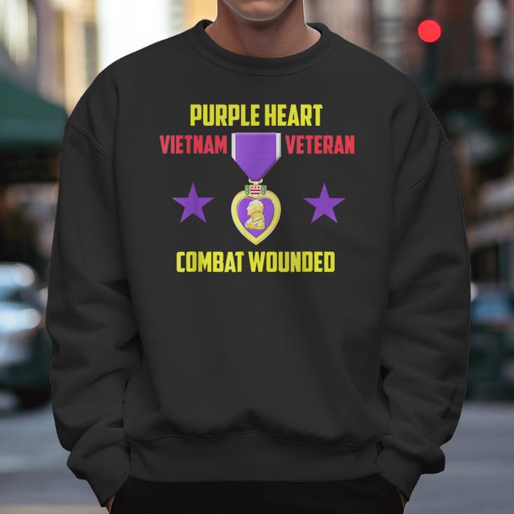 Purple Heart Vietnam Veteran Men Sweatshirt