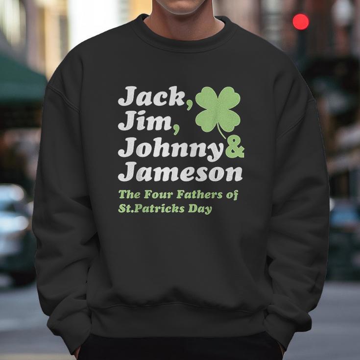 Saint Patricks Day Jack Jim Johnny Jameson Fathers Men Sweatshirt