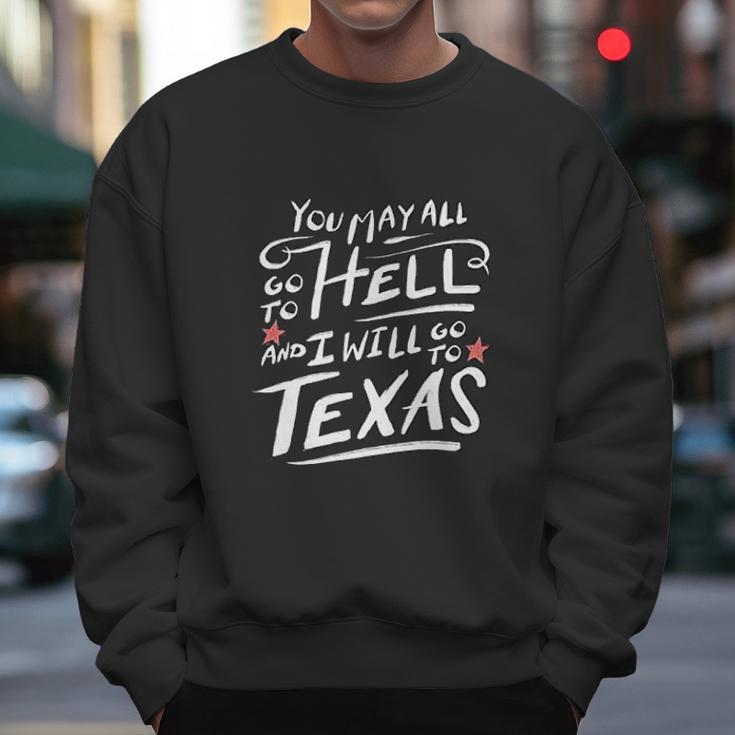 Texas Lone Star State Flag Austin Dont Mess With Graphic Men Sweatshirt