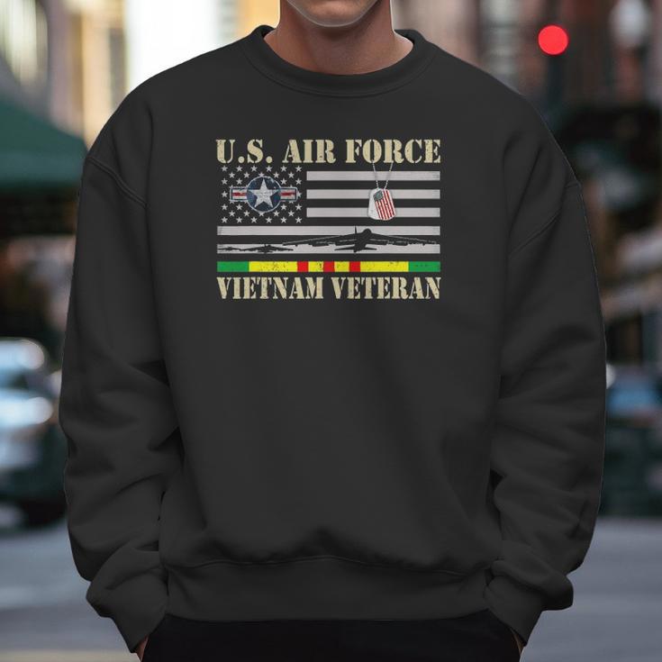 Men Us Air Force Vietnam Veteran Usaf Veterans Day Flag Men Sweatshirt