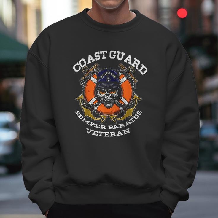 Us Coast Guard Veteran Uscg Semper Paratus Gift Men Sweatshirt