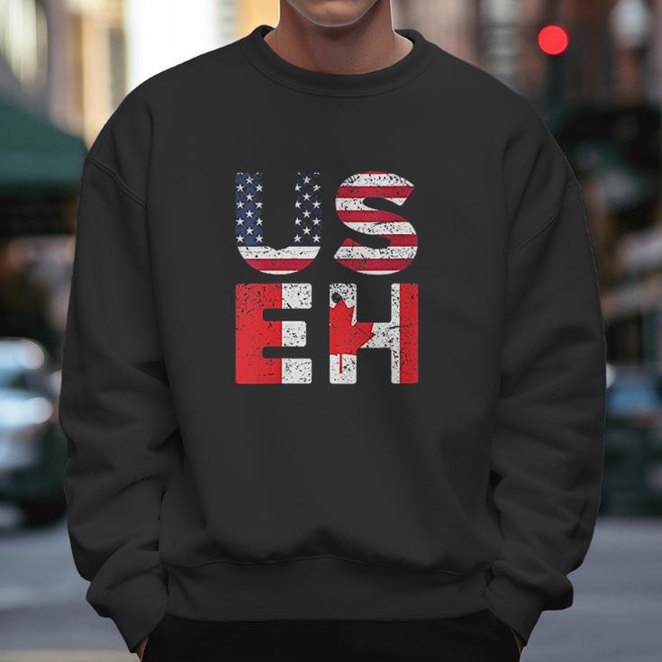 Usa Pride Us Flag Day Useh Canadian Canada Men Sweatshirt