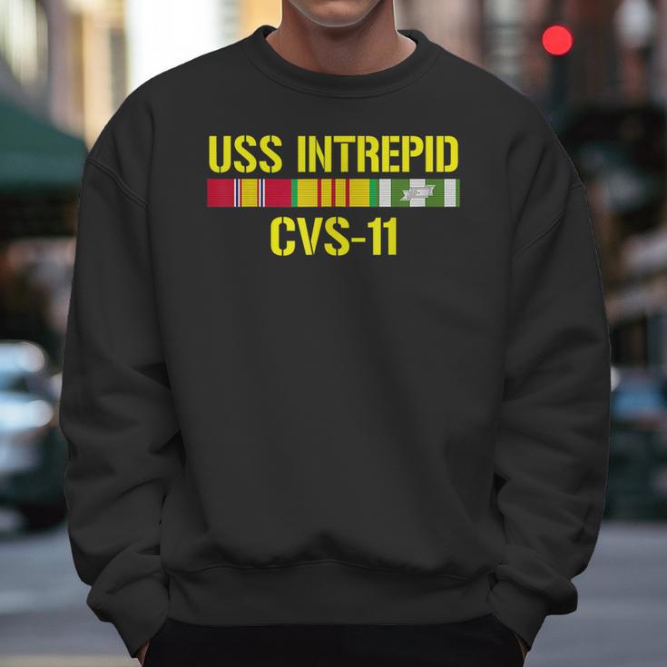 Uss Intrepid Cvs-11 Vietnam Veteran Memorial Day Men Sweatshirt