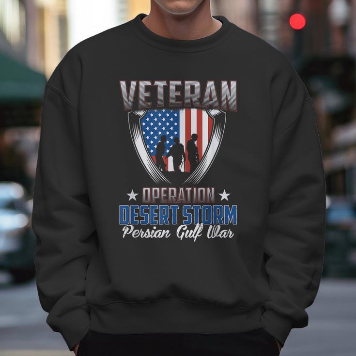 Veteran Operation Desert Storm Persian Gulf War Graphic Design Printed Casual Daily Basic Men Sweatshirt