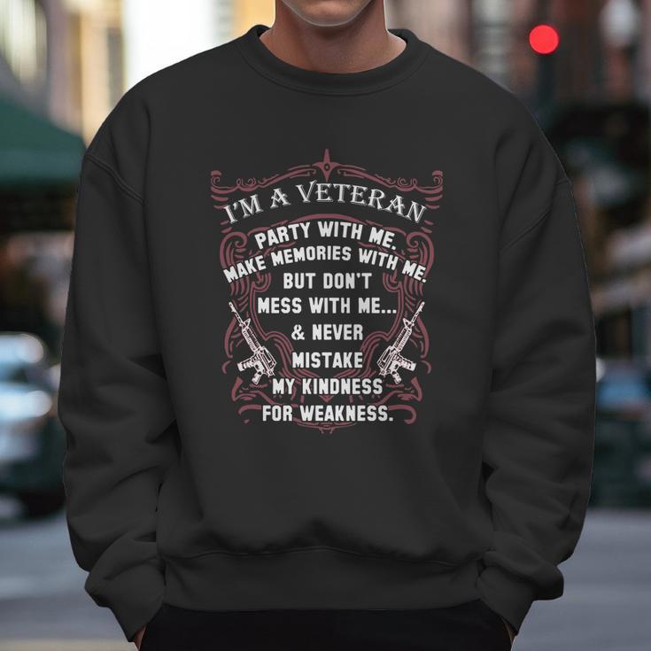 Veteran T-Shirts - VeteranShirts - Veteran Tshirt - Military - Veterans - Veteran - Military - Navy - Aircraft - Veteran Dad - Patriots - American - Airforce - Us Veteran Men Sweatshirt