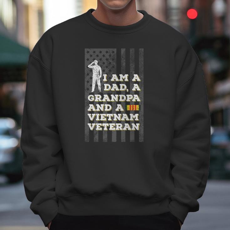 Vietnam Veteran For Grandpa Men Sweatshirt