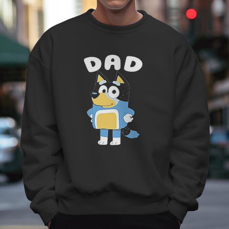 Vintage Bluey Dad Men Sweatshirt