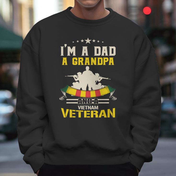 Vintage Dad Grandpa Vietnam Veteran Veteran Day Us Army Graphic Design Printed Casual Daily Basic Men Sweatshirt