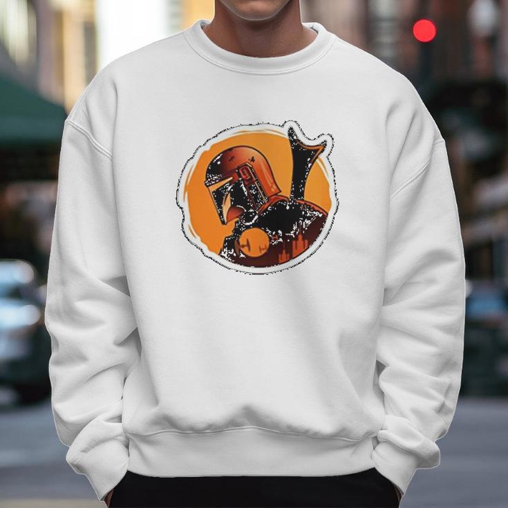 Dadalorian Mandalorian Design Dad Birthday Gifts Men Sweatshirt