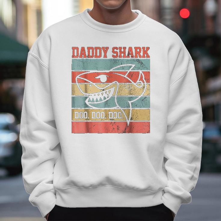 Daddy Shark Lover Marine Biology Men Sweatshirt