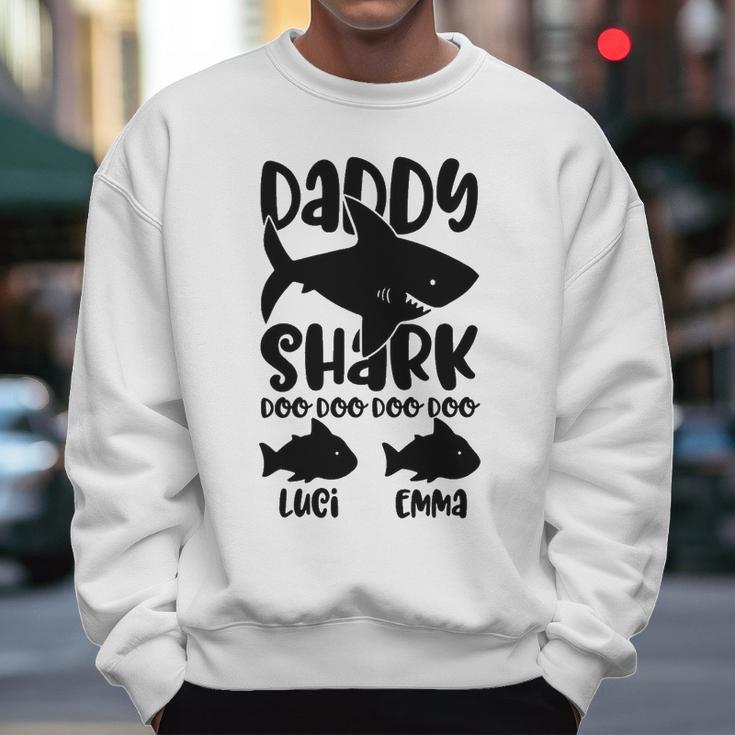 Daddy Shark Name Men Sweatshirt