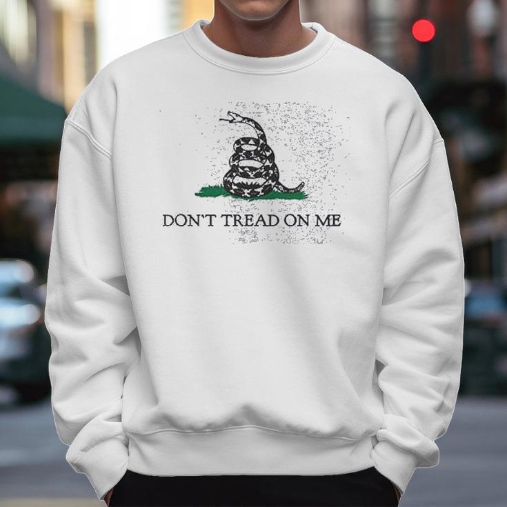 Dont Tread On Me Gadsden Flag Rattlesnake Usa Revolution Men Sweatshirt