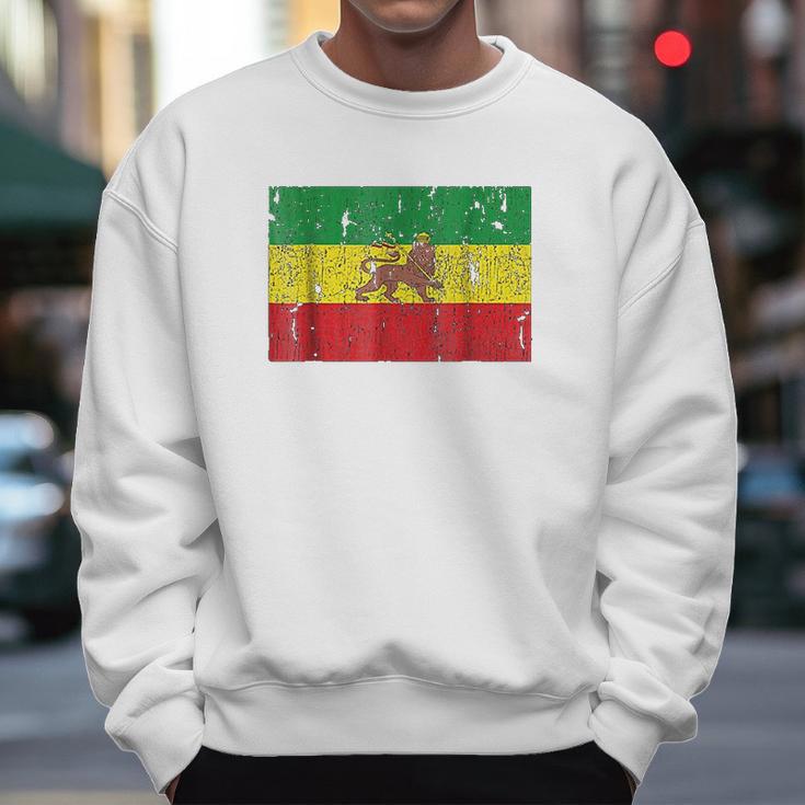 Ethiopian Flag Rasta Reggae Roots Clothing Men Sweatshirt