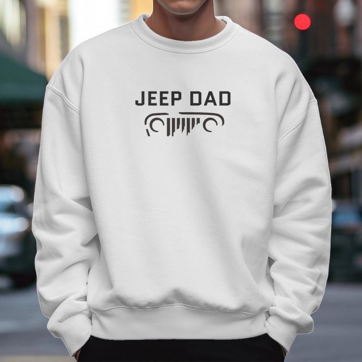 Mens Jeep Dad Cool Grunge Grille Men Sweatshirt