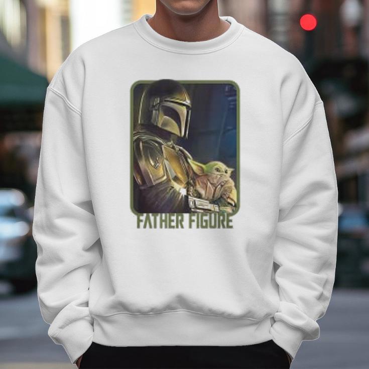 The Mandalorian And The Child Father Figure Men Sweatshirt