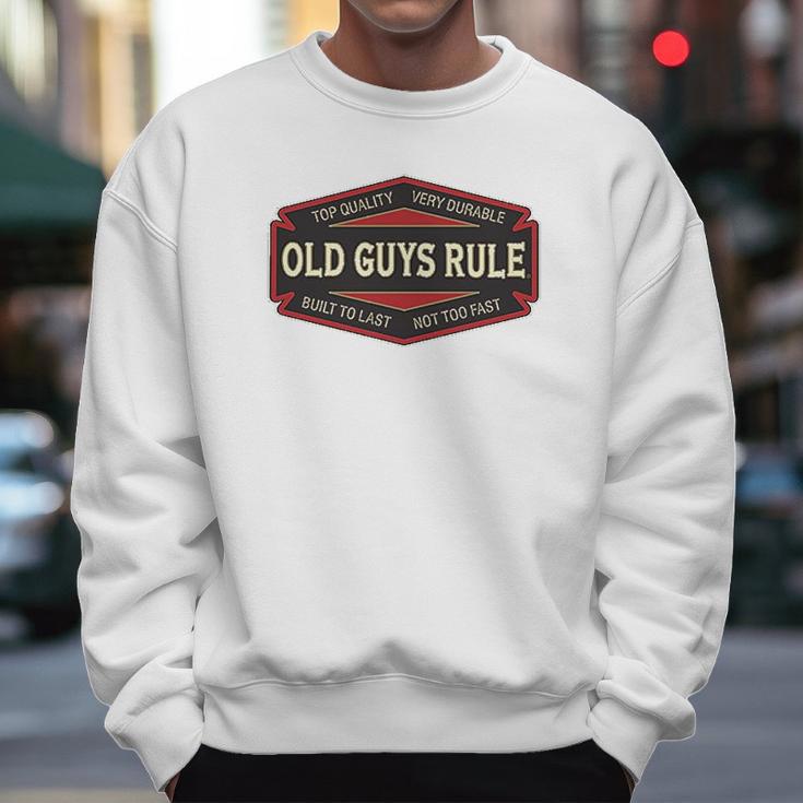 Old Guys Rule Built To Last Gravel Men Sweatshirt