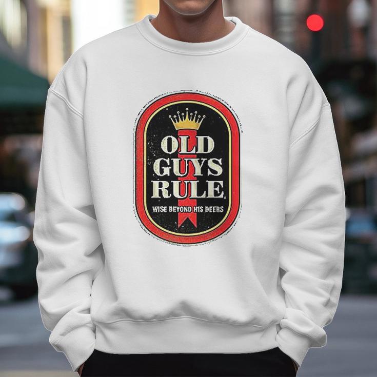 Old Guys Rule Wise Man Men Sweatshirt