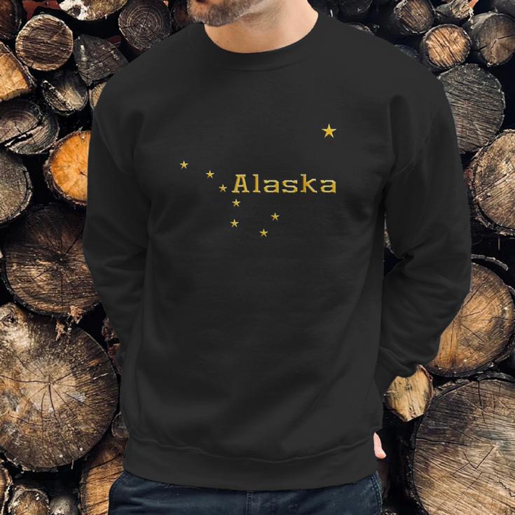 Alaska State Flag Astrology Big Dipper Polaris Men Sweatshirt