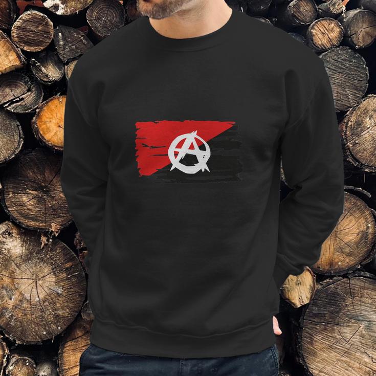 Anarchy Anarchist Flag Men Sweatshirt