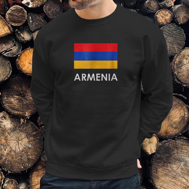 Armenia Flag For Armenians Loving Americans Men Sweatshirt