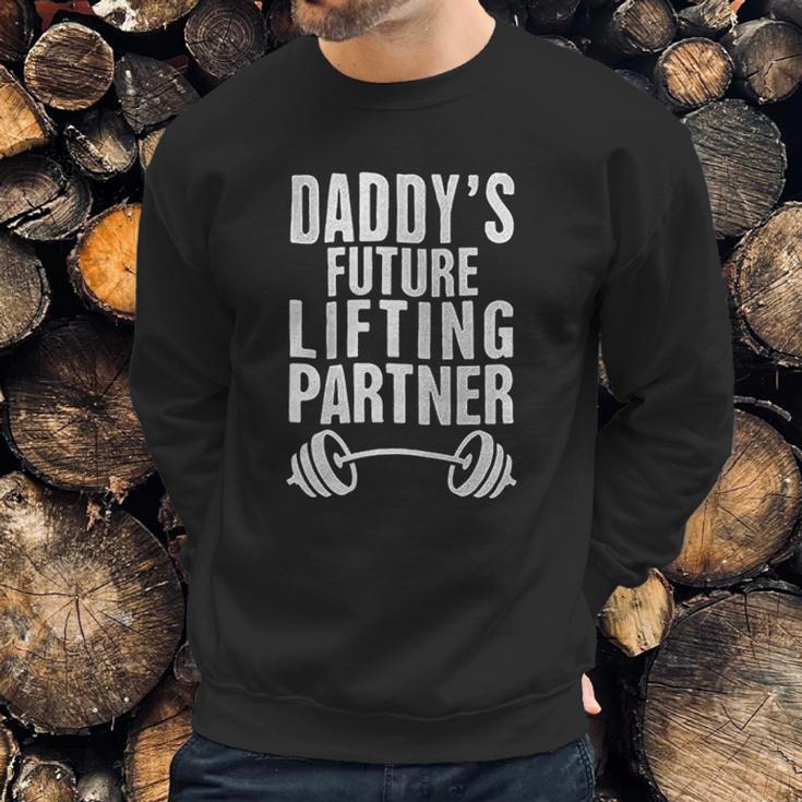 Brisco Brands Daddy Future Lifting Partner Youth Men Sweatshirt