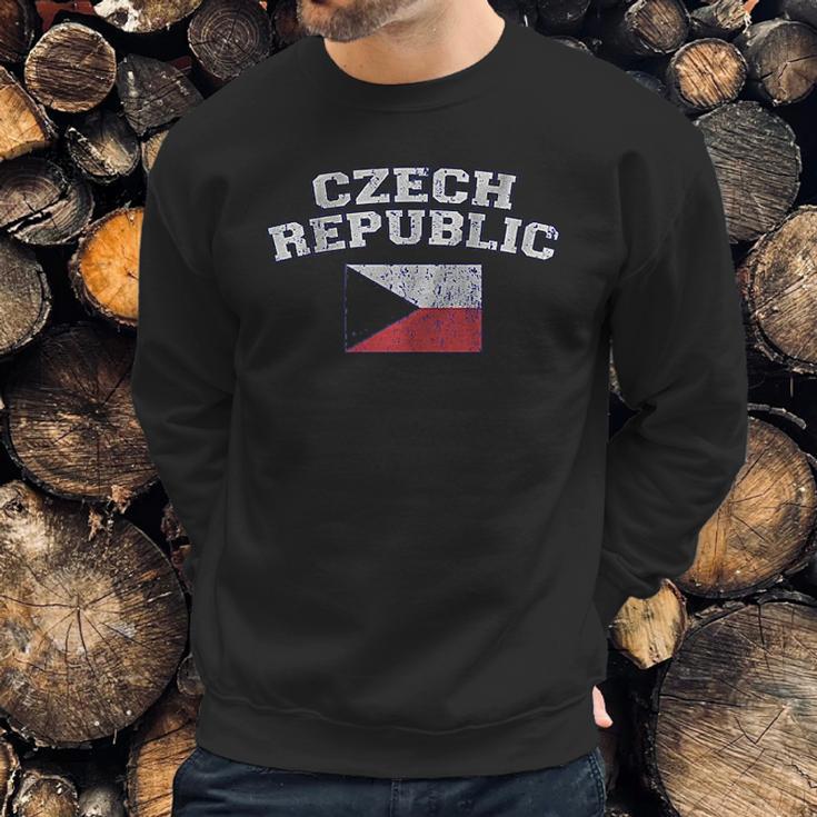 Czech Republic Flag Men Sweatshirt