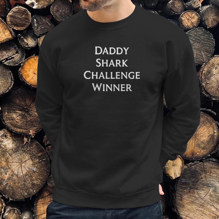 Daddy Shark Challenge Winner Men Sweatshirt