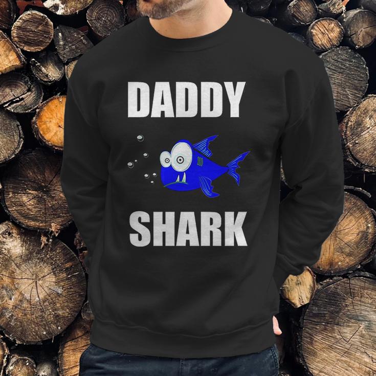 Daddy Shark Gift From Family Men Sweatshirt