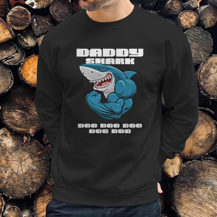 Daddy Shark Strength Men Sweatshirt