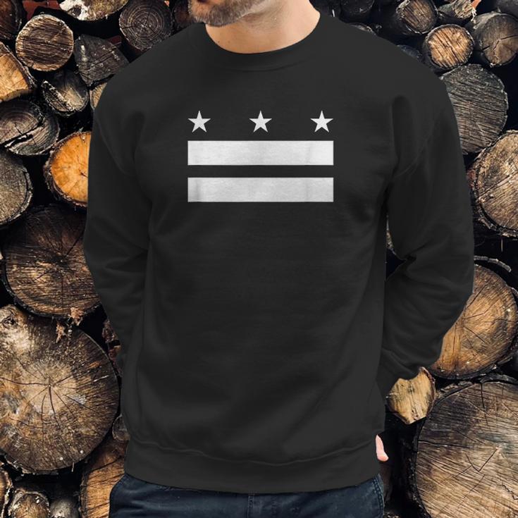 The District Of Columbia Flag Design Men Sweatshirt