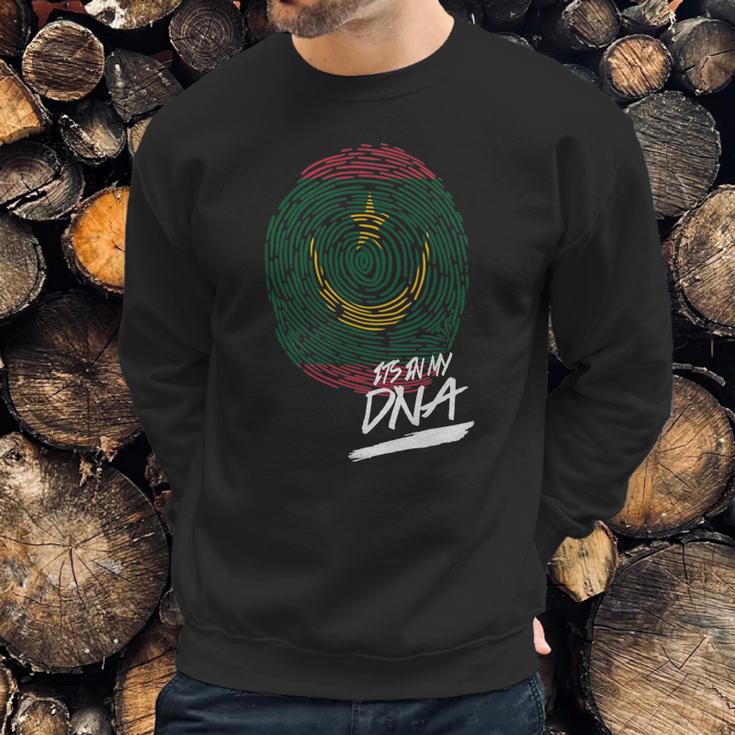 It Is In My Dna Mauritania Baby Proud Country Flag Men Sweatshirt