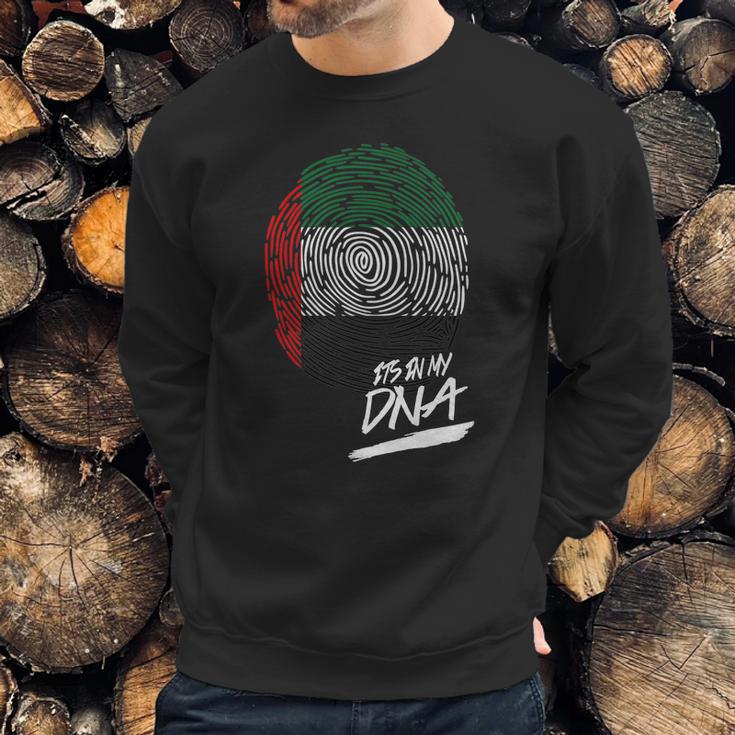 It Is In My Dna United Arab Emirates Baby Proud Country Flag Men Sweatshirt