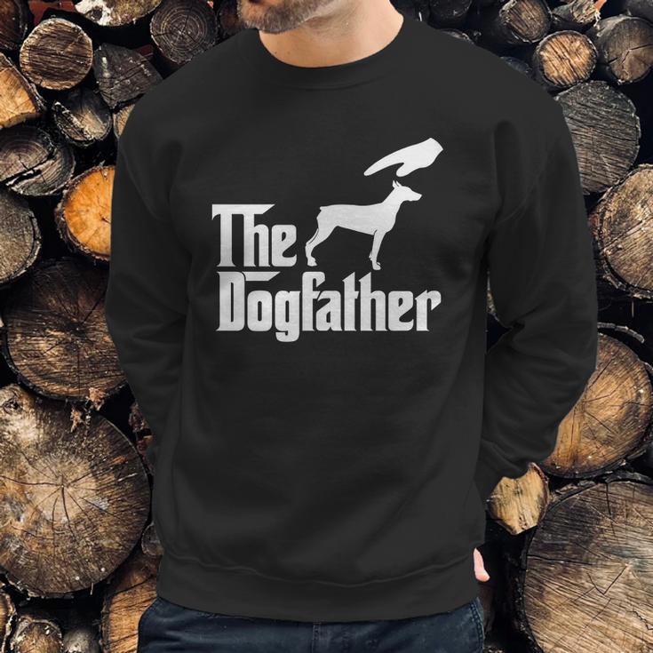 The Dogfather Doberman Pinscher Men Sweatshirt