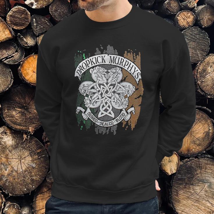 Dropkick Murphys Mens Knotwork Flag Men Sweatshirt