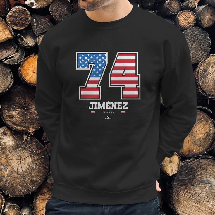 Eloy Jimenez Us Flag Number Men Sweatshirt